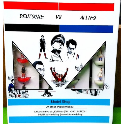 Subbuteo Andrew Table Soccer Escape to Victory Motion Picture Set on Classic Hasbro Bases